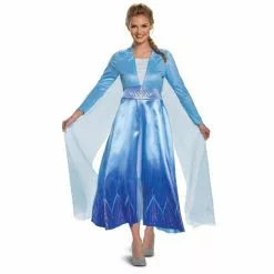 Disfraz Elsa Frozen Mujer Vestido De Viaje
