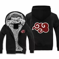 Cosplayshow Halloween Carnaval Naruto Akatsuki Logo Halloween Cosplay Hoodie Japanese Anime Hoodie