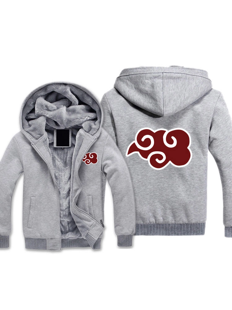 Cosplayshow Halloween Carnaval Naruto Akatsuki Logo Halloween Cosplay Hoodie Japanese Anime Hoodie 4 Cosplayshow Halloween Carnaval Naruto Akatsuki Logo Halloween Cosplay Hoodie Japanese Anime Hoodie - Imagen 2