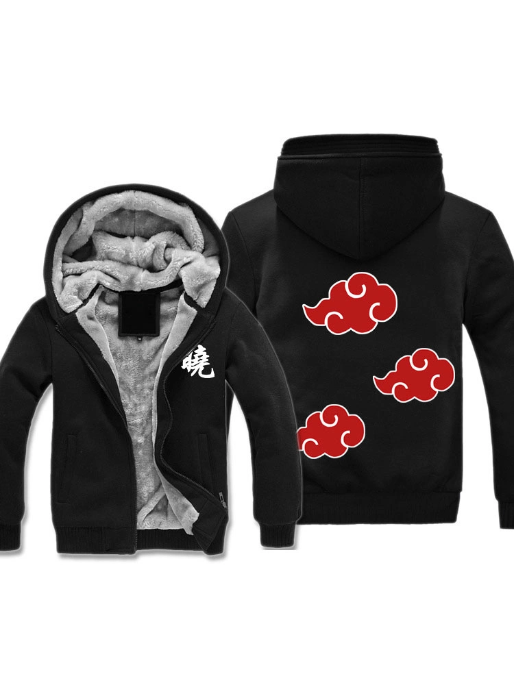 Cosplayshow Halloween Carnaval Naruto Akatsuki Logo Halloween Cosplay Hoodie Anime Cool Hoodie 4 Cosplayshow Halloween Carnaval Naruto Akatsuki Logo Halloween Cosplay Hoodie Anime Cool Hoodie - Imagen 2