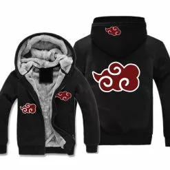 Cosplayshow Halloween Carnaval Naruto Akatsuki Logo Halloween Cosplay Hoodie Anime Hoodie