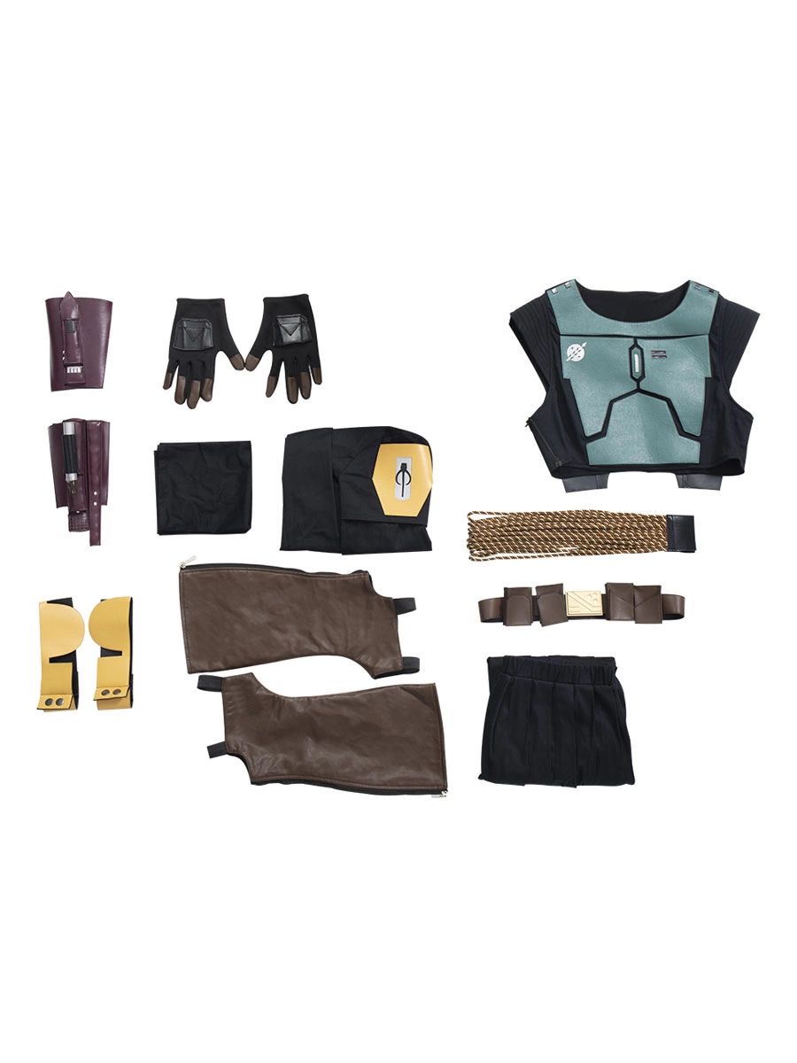 Cosplayshow Star Wars The Mandalorian Boba Fett Disfraz De Cosplay Conjunto Completo 12 Cosplayshow Star Wars The Mandalorian Boba Fett Disfraz De Cosplay Conjunto Completo - Imagen 10