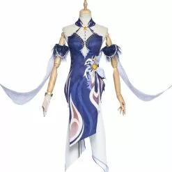 Cosplayshow Juego Genshin Impact Ningguang Cosplay Traje De Poliéster Ropa De Fiesta De Halloween