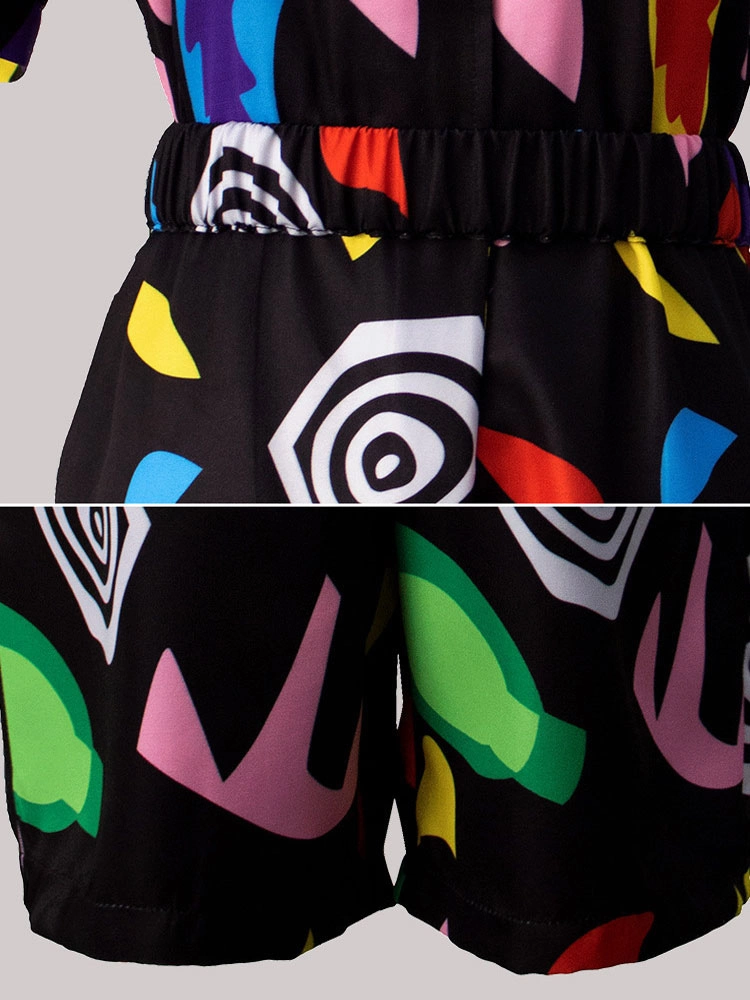 Cosplayshow TV Drama Stranger Things Season 3 Eleven Impreso Manga Corta Y Traje Corto Para Mujer 7 Cosplayshow TV Drama Stranger Things Season 3 Eleven Impreso Manga Corta Y Traje Corto Para Mujer - Imagen 5