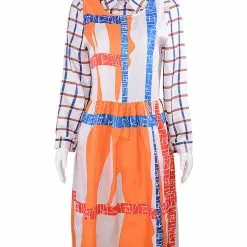 Cosplayshow TV Drama Stranger Things Temporada 4 Eleven Camisa Vestido Cosplay Disfraz