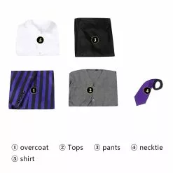 Cosplayshow La Familia Addams TV Cosplay Eugene Otinger Uniforme Disfraces Cosplay -Tienda Cosplayshow 202212281057421293064