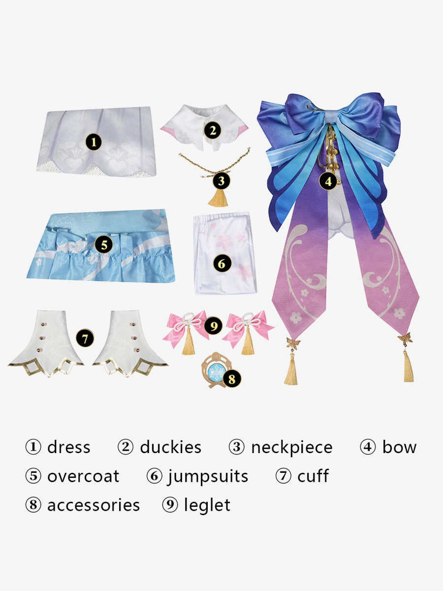 Cosplayshow Genshin Impact Kamisato Ayaka Springbloom Misiva Cosplay Disfraces 12 Cosplayshow Genshin Impact Kamisato Ayaka Springbloom Misiva Cosplay Disfraces - Imagen 10