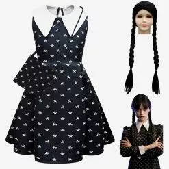 Cosplayshow La Familia Addams TV Cosplay Wednesday Kid Disfraces De Cosplay