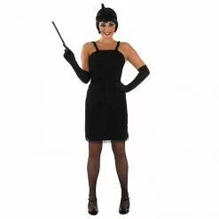 Disfraz Años 20 Mujer Charleston Negro