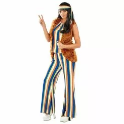 Disfraz Hippie Mujer Diosa Del Pop