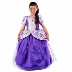 Disfraz Princesa Niña Morado