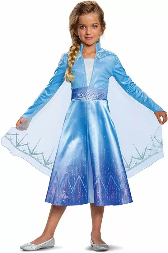 Disney Frozen 2 Disfraz De Elsa Viajera De Lujo Para Niños 3 Disney Frozen 2 Disfraz De Elsa Viajera De Lujo Para Niños