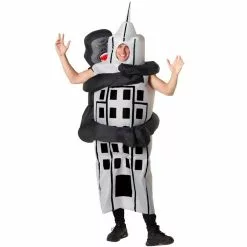 Disfraz De King Kong Y Rascacielos Hinchable