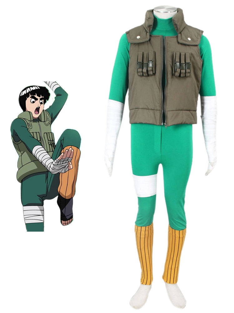 Cosplayshow Halloween Naruto Rock Lee Halloween Cosplay Costume 3 Cosplayshow Halloween Naruto Rock Lee Halloween Cosplay Costume