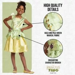 Kids Disney Princess Tiana Classic Costume 12 Kids Disney Princess Tiana Classic Costume -Tienda Cosplayshow disk140549 tiana classic kids feature 03