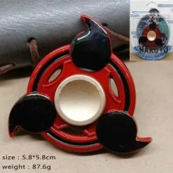 Cosplayshow Halloween Carnaval Fidget Spinner De Metal De Naruto Negro Para Hombre
