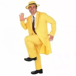 Disfraz Traje Amarillo De Los 90 Para Hombres -Tienda Cosplayshow m1 2 7 2783