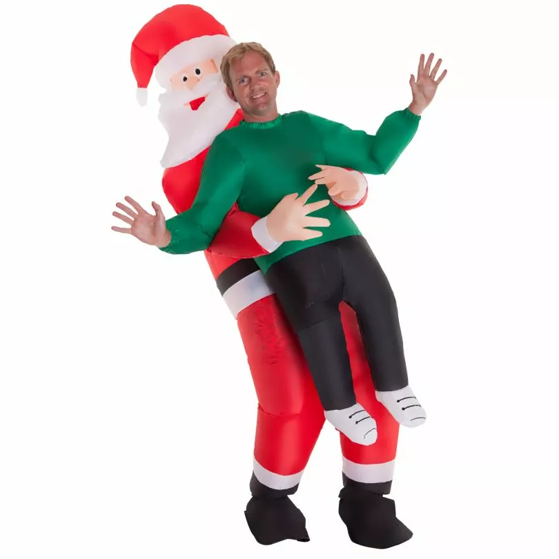 Disfraz Papa Noel Hinchable 4 Disfraz Papa Noel Hinchable - Imagen 2