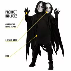Disfraz De Necrófago De Dos Cabezas Para Niños 10 Disfraz De Necrófago De Dos Cabezas Para Niños -Tienda Cosplayshow mcktgh two headed ghoul kids feature 1