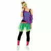 Disfraz Años 80 Con Tutu Verde Para Mujer -Tienda Cosplayshow womens 80s kit costume
